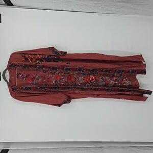 Saachi Midnight Floral Garden Kimono